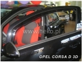 Front wind deflector set Opel Corsa D (2006-2012)