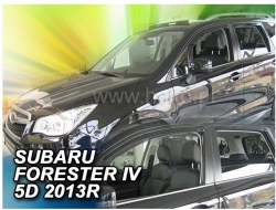 Front and rear wind deflector set Subaru Forester (2013-2018) ― AUTOERA.LV