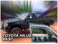 Front wind deflector set Toyota Hilux  4-doors (1989-1997) 