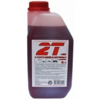 Полусинтетическое 2-тактное масло  (красного цвета)- 1Л 