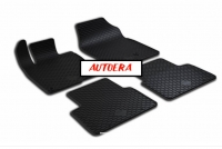 Rubber floor mats set for Honda Civic HATCHBACK (2016-2021)