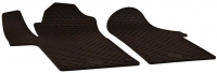 Front rubber floor mats for  Mercedes-Benz V-class/Vito (2014-2022) 