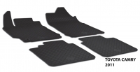 Rubber floor mat set Toyota Camry (2018-2025)  +HYBRID