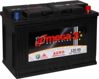 Аккумулятор - Amega Agro3, 120Ah 950A, 12В