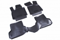 3D Rubber floor mat  set  Audi Q3 (2015-2022) with edges 