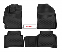 Rubber floor mats set for Toyota Corolla (2018-2025) /doesnt fit Hatchback version ― AUTOERA.LV