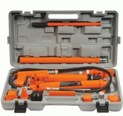 Hydraulic tie bar tool kit with hand pump, 7pcs., 10Tonns ― AUTOERA.LV