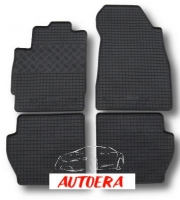 Rubber floor mats set  Mazda 2 (2007-2014)