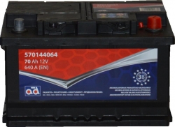 Авто аккумулятор  - AD 70Ah 640A  ― AUTOERA.LV