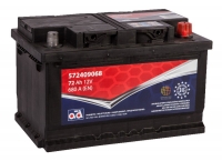 Car battery - AD 72Ah, 680A, 12V