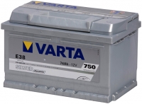 Авто аккумулятор - Varta  74h 750A Silver  (-/+)