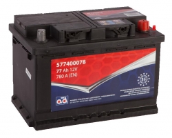 Car battery -AD 77Ah 780A, 12V ― AUTOERA.LV