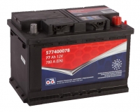Car battery -AD 77Ah 780A, 12V