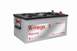 Авто аккумулятор  - AMEGA (Premium 5) 230Ah, 1300A, 12В ― AUTOERA.LV