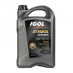 Синтетическое моторное масло - IGOL SYMBOL CERAMIC 5W40, 5Л ― AUTOERA.LV