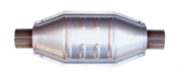 Oval catalyc converter EURO4 (for petrol engines up to 2.4L) 