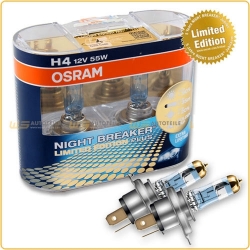 Osram Night breaker Plus Gold Limited Edition H4 60/55W, 12В ― AUTOERA.LV