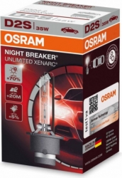 Ксеноновая лампа - Osram Unlimited Xenarc Night Braker D2S (+70%), цвет 4300K, 35W ― AUTOERA.LV