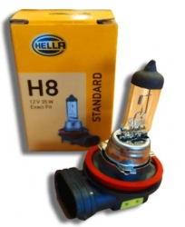 Headlamp bulb -  HELLA STANDART H8 35W, 12V  ― AUTOERA.LV