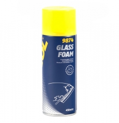 Stikla un lukturu putu tīrītājs - Mannol Glass Foam, 450ml. ― AUTOERA.LV