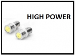2PCS X HIGH POWER LED bulb 1W , 12V  ― AUTOERA.LV