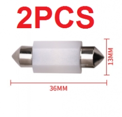 2PCS X 2SMD bulb, C5W, 12V (10x36mm) ― AUTOERA.LV