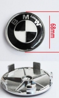 Комплект вставок для дисков BMW 4x⌀68мм, чёрные