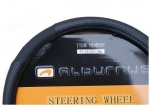 Steering wheel cover black color, 39-41cm ― AUTOERA.LV