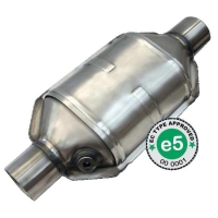 Universal cataly converter  with hole for oxygen sensor, L=380mm / PETROL & DIESEL