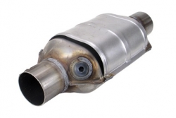 Universal cataly converter  with hole for oxygen sensor, L=380mm / PETROL & DIESEL ― AUTOERA.LV