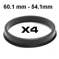 Centrējošs gredzens alumīnija diskiem 60.1mm ->54.1mm