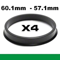 Wheel hub centring ring  60.1mm ->57.1mm