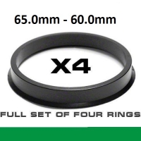 Wheel hub centring ring 65.0mm ->60.0mm