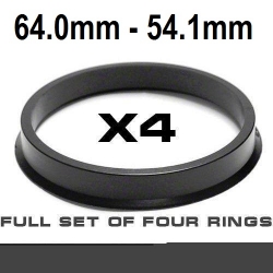 Центрирующее кольцо для алюминиевых дисков 64.0->54.1mm  ― AUTOERA.LV