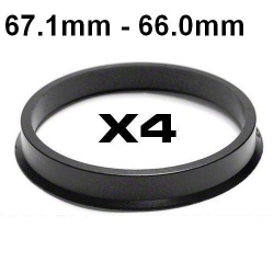 Центрирующее кольцо для алюминиевых дисков 67.1mm ->⌀66.0mm ― AUTOERA.LV