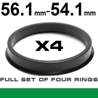 Wheel hub centring ring 56.1mm->54.1mm