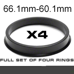 Центрирующее кольцо для алюминиевых дисков 66.1mm ->60.1mm ― AUTOERA.LV