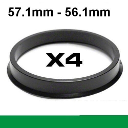 Центрирующее кольцо для алюминиевых дисков 57.1mm->⌀56.1mm  ― AUTOERA.LV