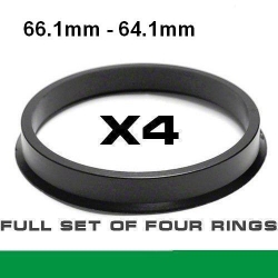 Центрирующее кольцо для алюминиевых дисков 66.1mm ->64.1мм ― AUTOERA.LV