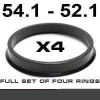 Центрирующее кольцо для алюминиевых дисков 54.1мм ->52.1мм