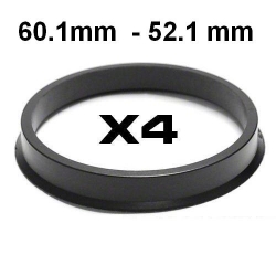 Centrējošs gredzens alumīnija diskiem 60.1mm ->52.1mm ― AUTOERA.LV