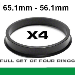 Центрирующее кольцо для алюминиевых дисков 65.1mm - 56.1mm  ― AUTOERA.LV