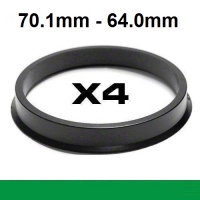 Центрирующее кольцо для алюминиевых дисков ⌀70.1m ->⌀64.0mm 