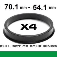 Центрирующее кольцо для алюминиевых дисков 70.1мм ->54.1мм