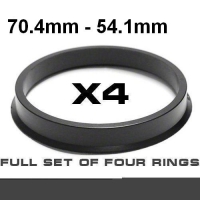 Центрирующее кольцо для алюминиевых дисков ⌀70.4mm->⌀54.1mm