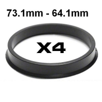 Центрирующее кольцо для алюминиевых дисков 73.1мм ->64.1мм