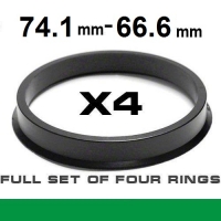 Spigot ring for alloy wheels  74.1mm ->65.1mm