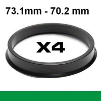 Wheel hub centring ring / d-73.1mm ->d-70.2mm