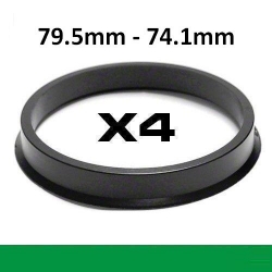 Центрирующее кольцо для алюминиевых дисков/⌀79.5->74.1mm ― AUTOERA.LV