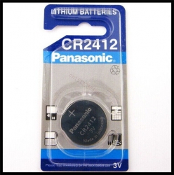 Batterie for car alarm - PANASONIC CR2412, 3V ― AUTOERA.LV